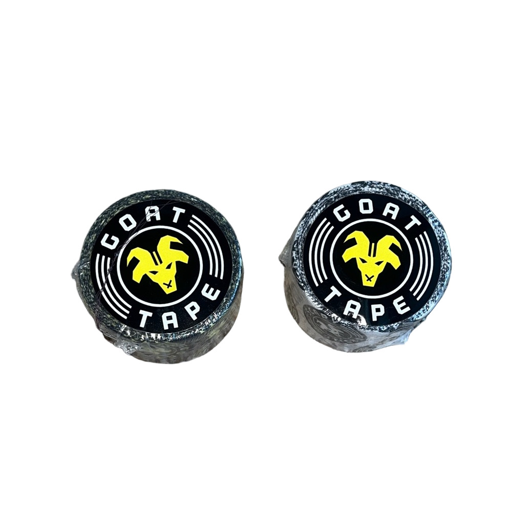 GOAT Tape Black and Yellow Athletic crossfit hand Tape set of two unisex